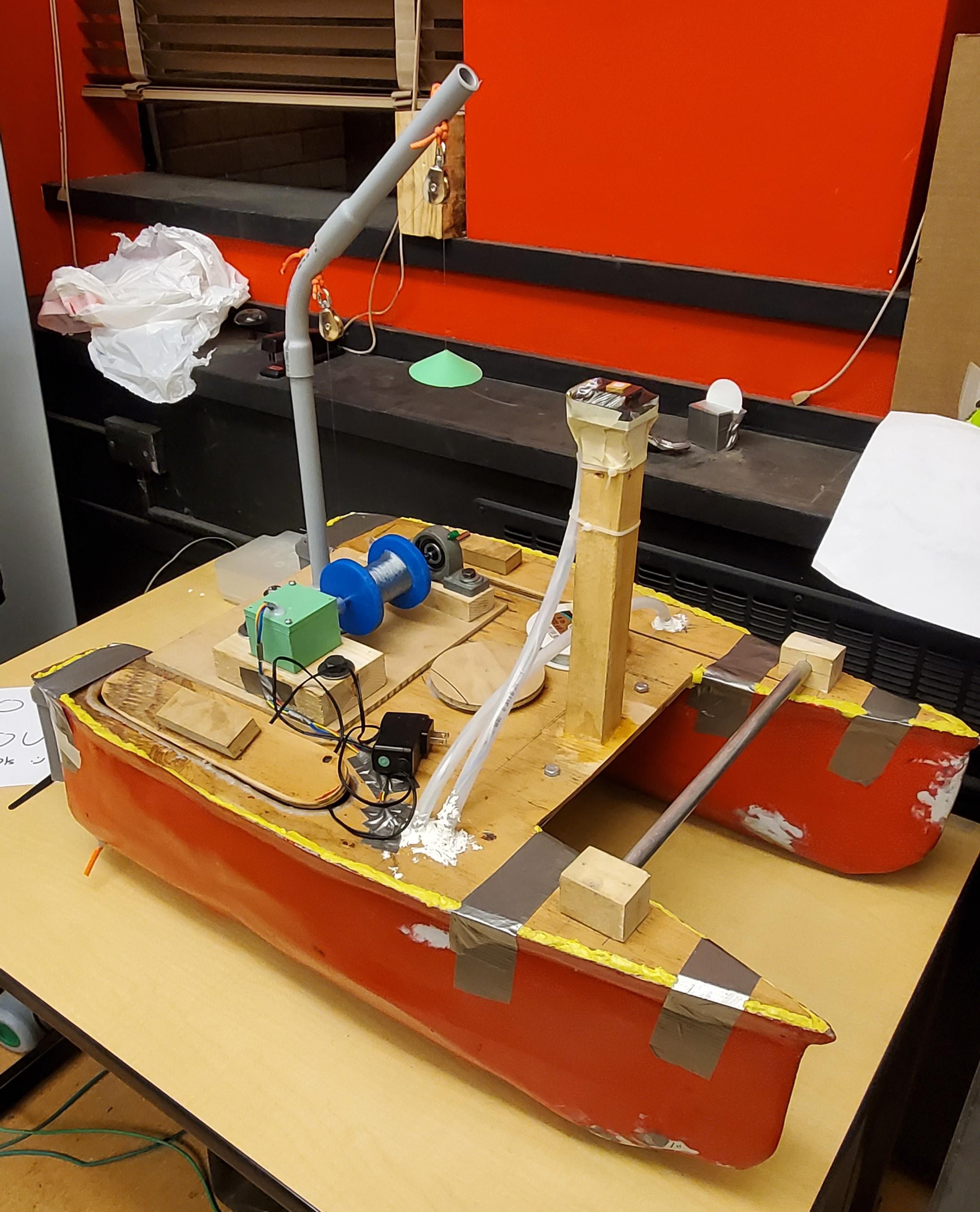Fully assembled autonomous RC boat